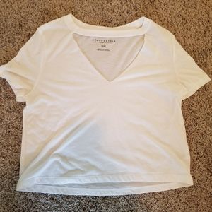 white aeropostale shirt M